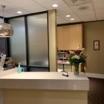 Reception area of the croasdaile smiles office