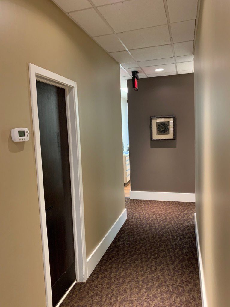 Hallway of the croasdaile smiles office