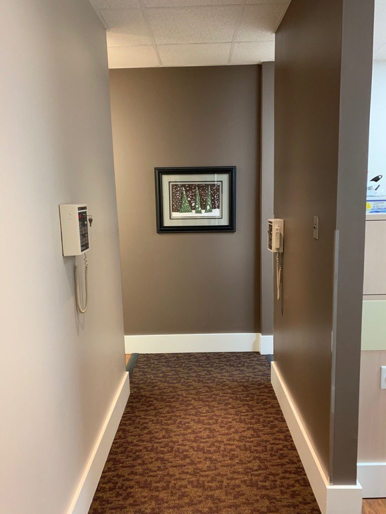 Hallway of the croasdaile smiles office